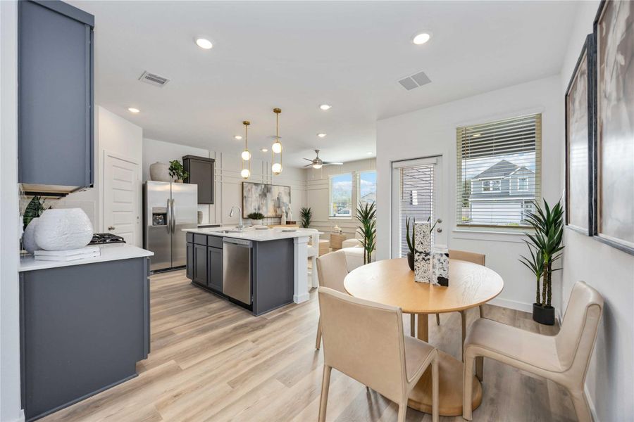 Furnished interior view inside a new home in Highland Court, Houston (Image 14).