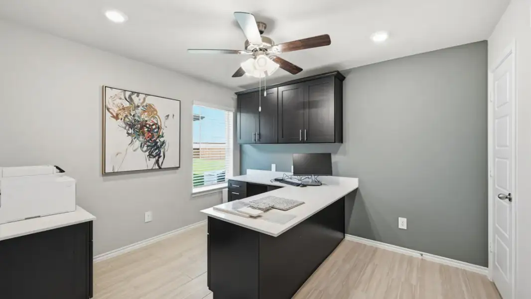 Furnished interior view inside a new home in Hadley Farms, Godley (Image 28).