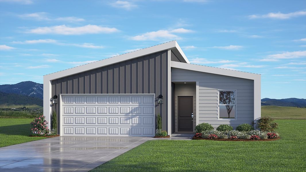 501 - Del Norte Exterior Elevation (Transitional) 501 - Del Norte Exterior Elevation (Transitional)