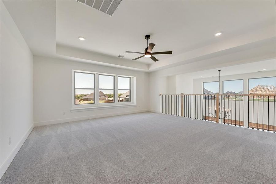 Spacious, unfurnished interior of a new home in The Homestead - 62', Rockwall (Image 21).