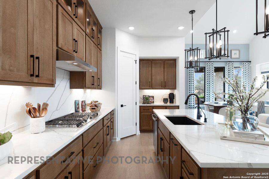 Furnished interior view inside a new home in Homestead, Schertz (Image 4).