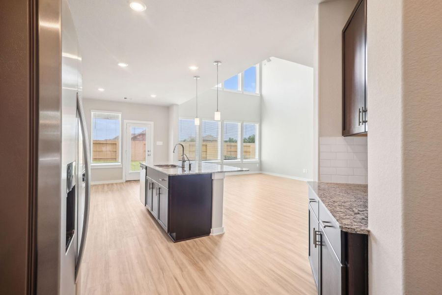 Photo is not of the actual home, but is an inspirational photo of builder’s model home and may depict options, furnishings, and/or decorator features that are not included