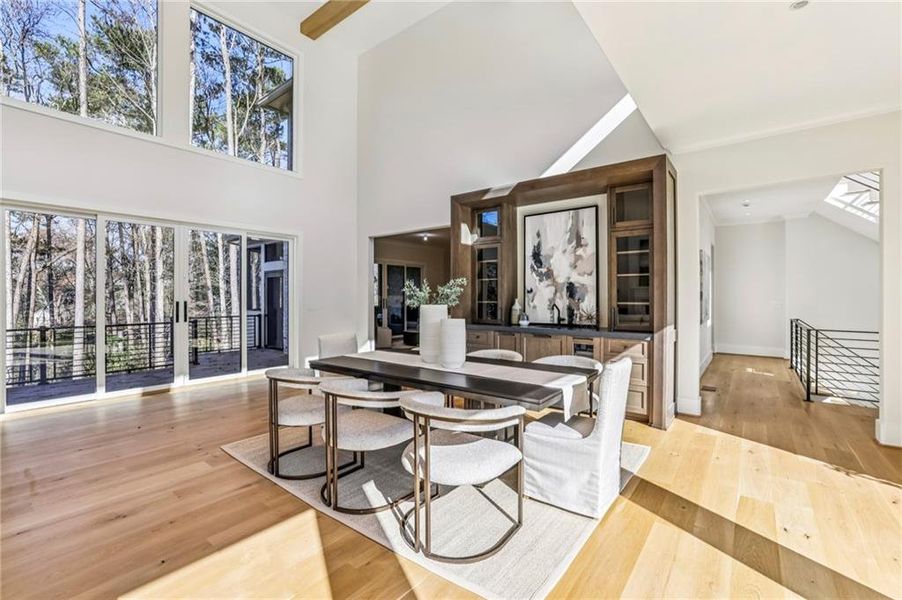 Furnished interior view inside a new home in , Atlanta (Image 32).