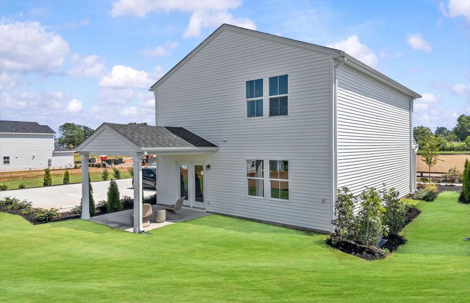 Representative exterior details of a home built from the Raven by Centex in Baxley Park, Jonesboro (Image 3). Representative exterior details of a home built from the Raven by Centex in Baxley Park, Jonesboro (Image 3).