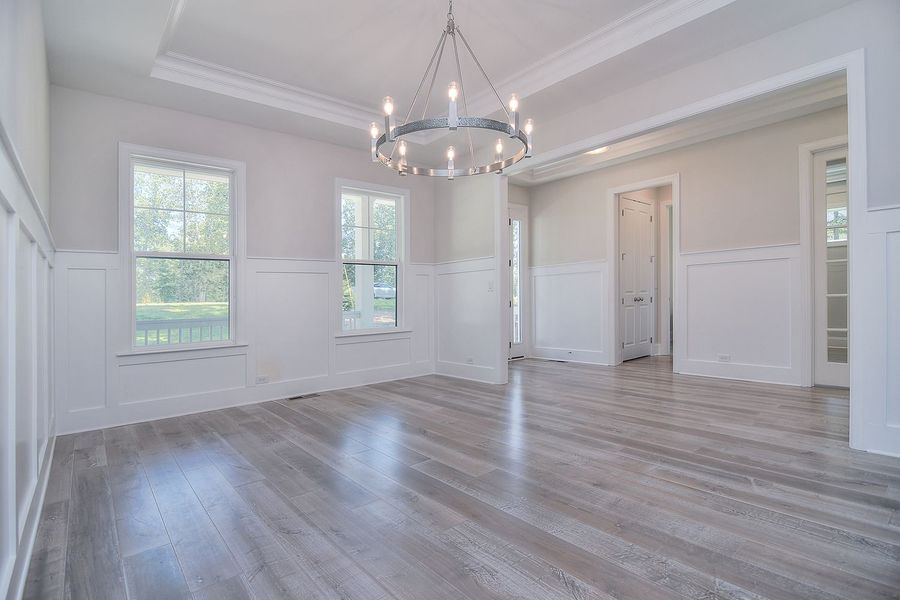 Representative unfurnished interior of a home built from the Davidson by Greybrook Homes in Harbor Watch, Statesville (Image 23).