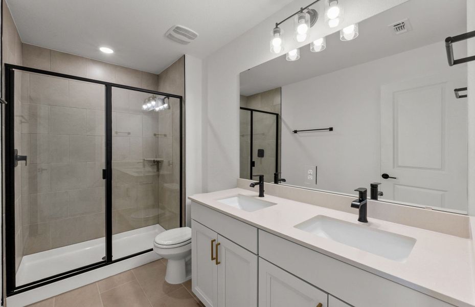 Furnished interior view inside a new home in Monarch on Main, Round Rock (Image 11). Furnished interior view inside a new home in Monarch on Main, Round Rock (Image 11).