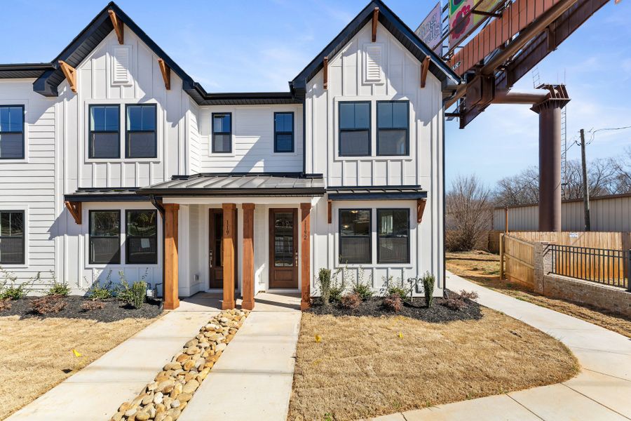 Representative exterior photo of a completed home built from the Holland by Hunter Quinn Homes in Victor Park, Greer, SC (Image 19).