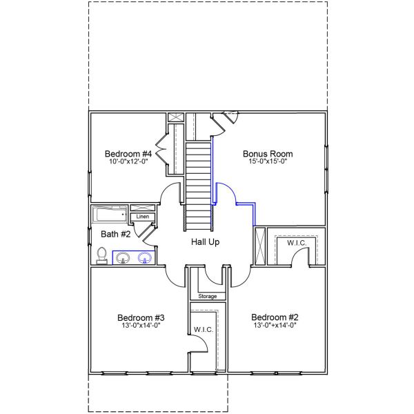 2D floor plan layout of this home in Ellington, Elgin, SC (Image 6).