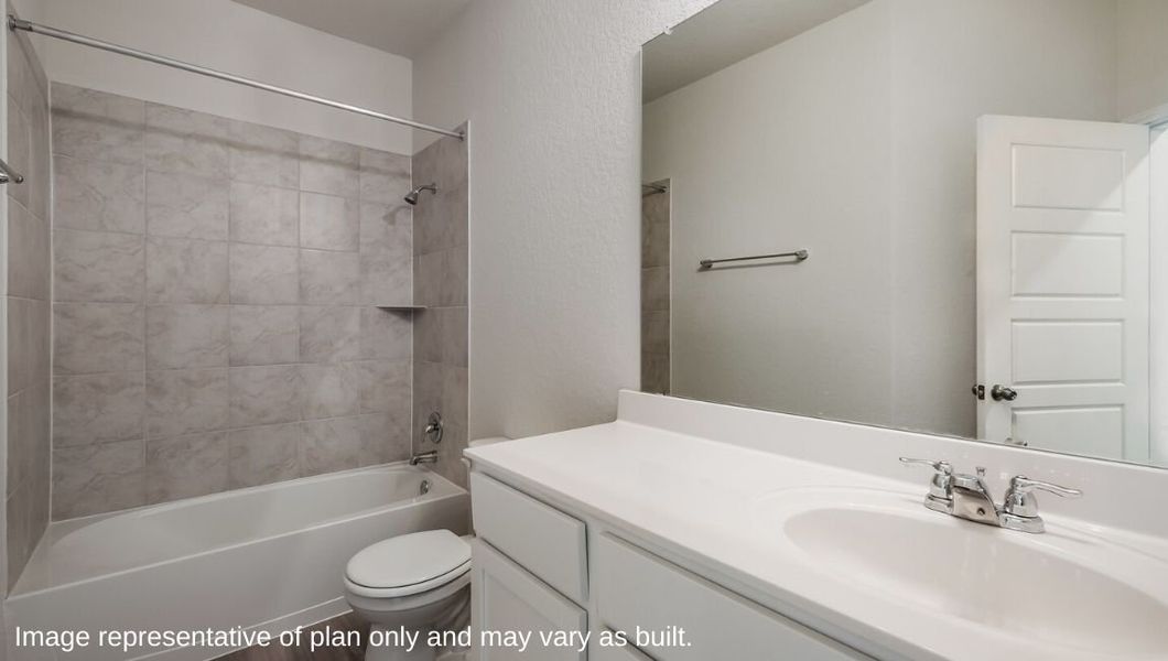 Furnished interior view inside a new home in Riverstone at Westpointe, San Antonio (Image 11).