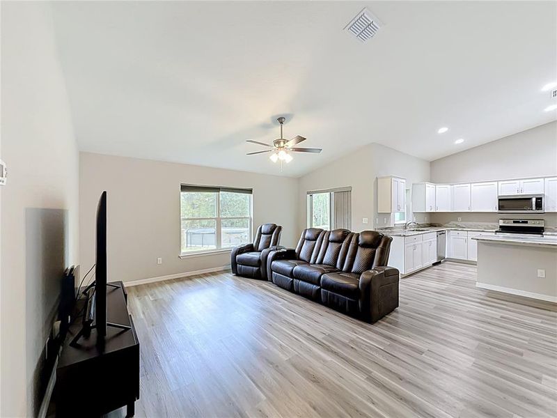 Furnished interior view inside a new home in , Dunnellon (Image 5).