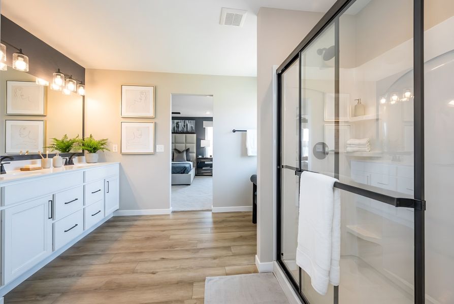 Furnished interior view inside a new home in Three Rivers, Rome (Image 12).