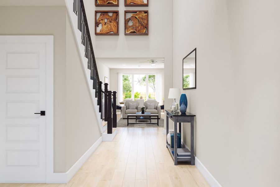 Furnished interior view inside a new home in Clopton Farms, Montgomery (Image 4).