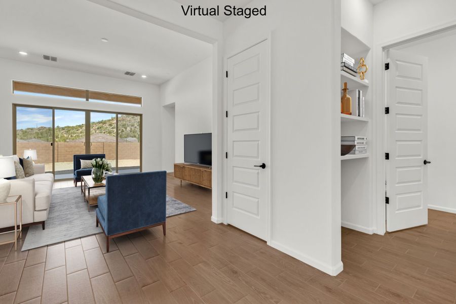 Furnished interior view inside a new home in Saguaro Reserve II, Marana (Image 9).