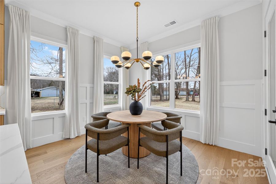 Furnished interior view inside a new home in , Indian Trail (Image 40).