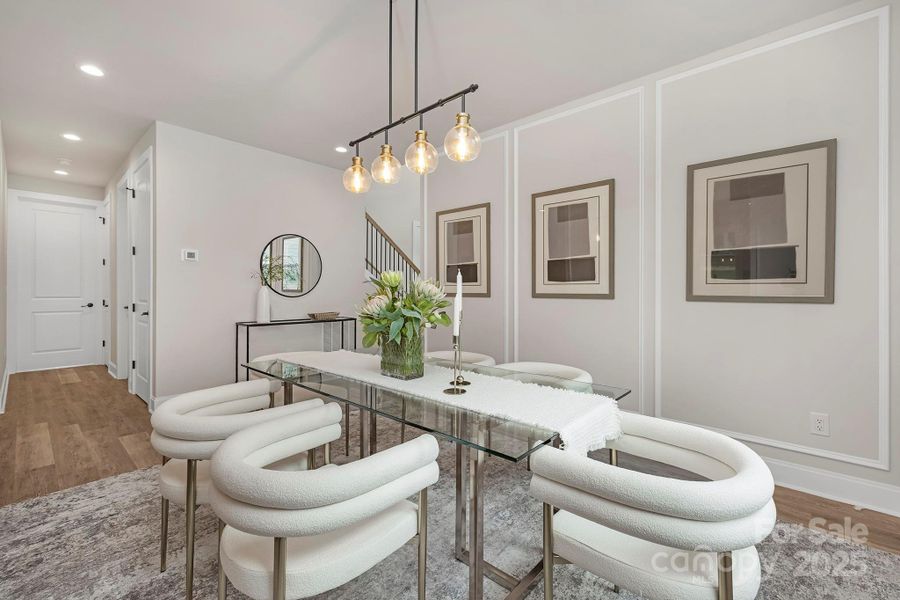 Furnished interior view inside a new home in , Charlotte (Image 5).