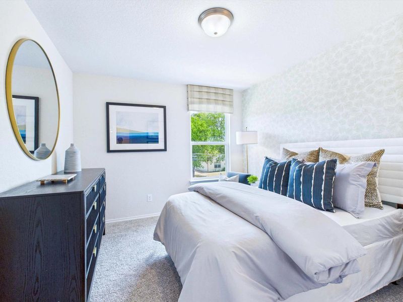 Representative furnished interior of a home built from the The Gillian C by Davidson Homes LLC in Cedar Heights, San Antonio (Image 33).