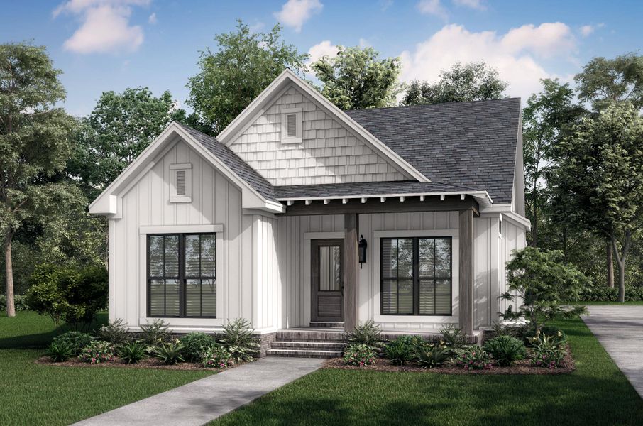 Front exterior of a new home in , Walterboro, SC, highlighting curb appeal (Image 2). Front exterior of a new home in , Walterboro, SC, highlighting curb appeal (Image 2).