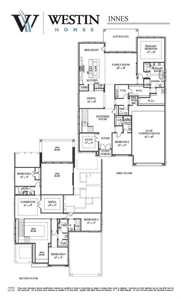 2D floor plan layout of this home in Kresston, Montgomery, TX (Image 3).