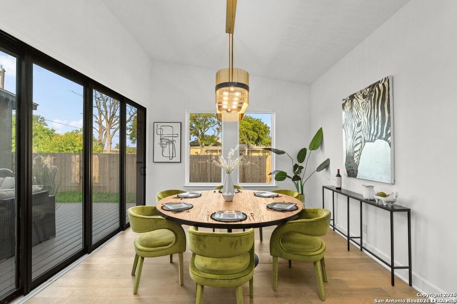 Furnished interior view inside a new home in , San Antonio (Image 9).