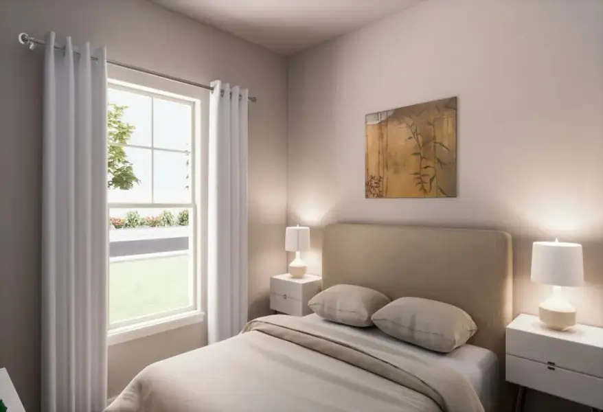Furnished interior view inside a new home in Painted Tree, McKinney (Image 15).