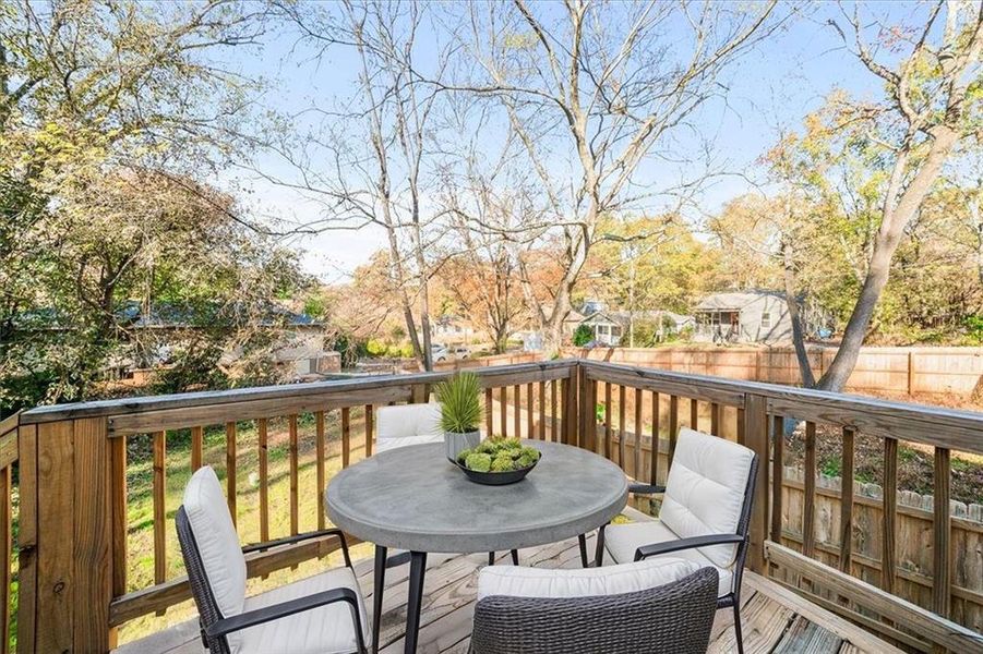 Exterior details and patio area of a home in , Atlanta (Image 26). Exterior details and patio area of a home in , Atlanta (Image 26).