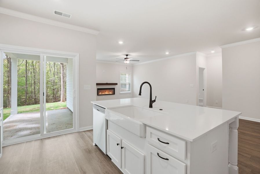 Representative furnished interior of a home built from the Magnolia Select M by McGuinn Homes in Broadway Lake, Anderson (Image 8).
