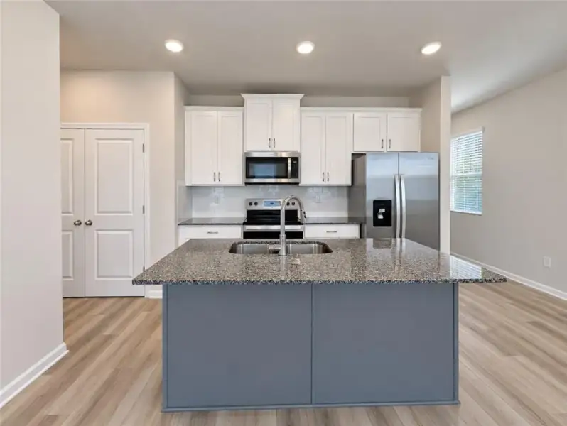 Furnished interior view inside a new home in Walden Park – The Retreat, Lithonia (Image 8).
