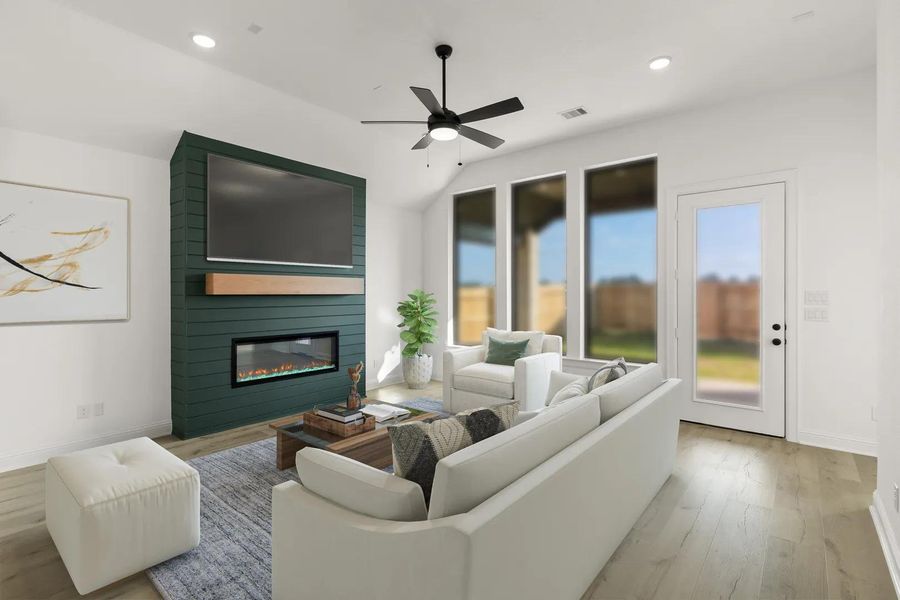 Clay B Family room