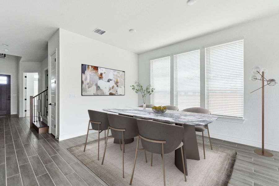 Furnished interior view inside a new home in Davis Ranch, San Antonio (Image 6).