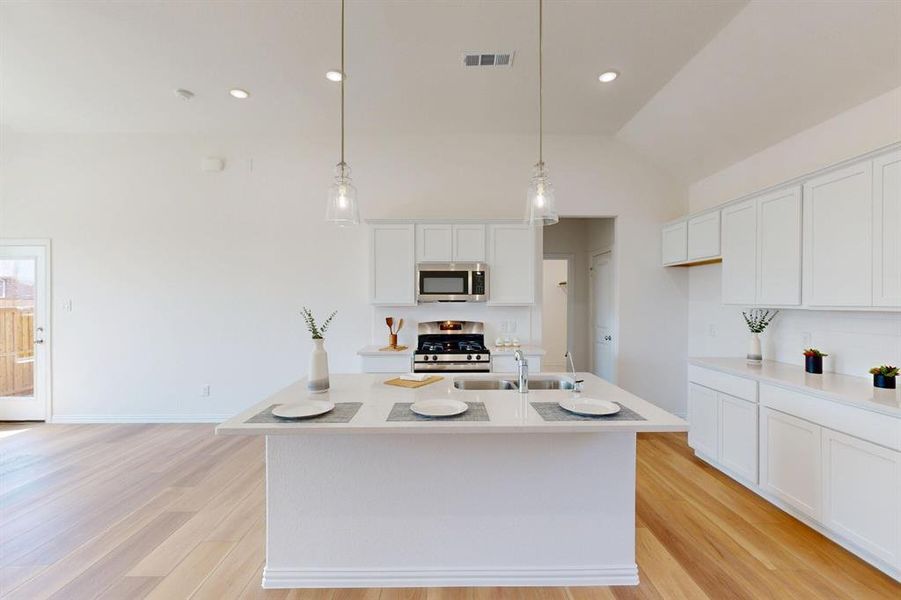 Furnished interior view inside a new home in Tarrytown, Crowley (Image 7).
