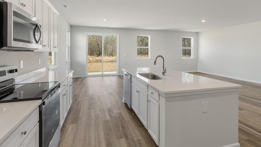 Furnished interior view inside a new home in The Haven at Indigo Preserve, Leland (Image 6).