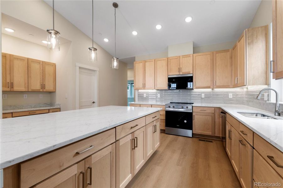 Furnished interior view inside a new home in Dillon Pointe - City, Broomfield (Image 4).