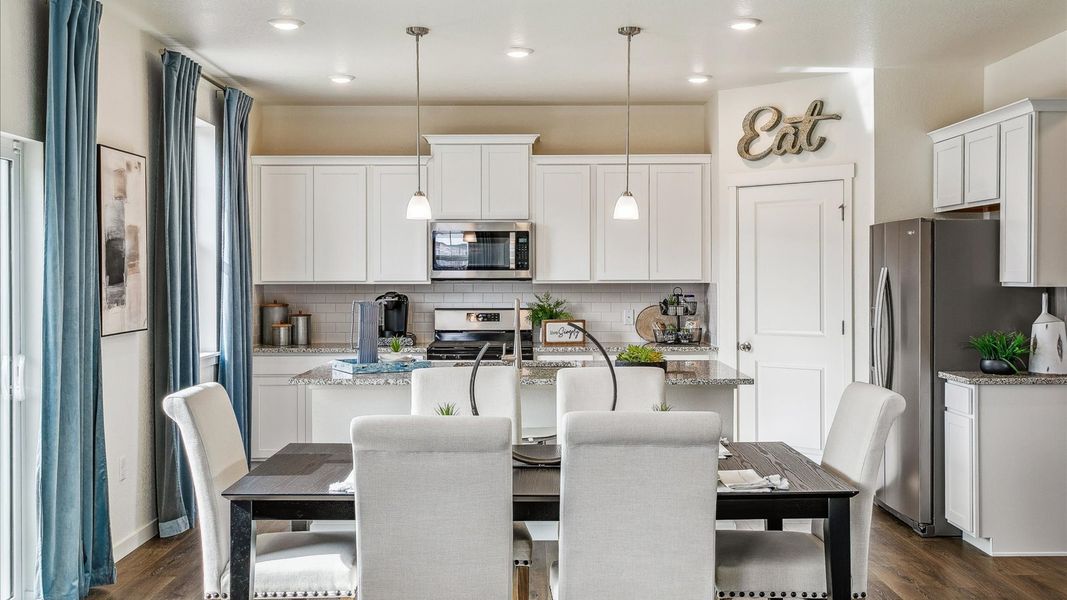Furnished interior view inside a new home in Spring Valley Ranch, Elizabeth (Image 9).