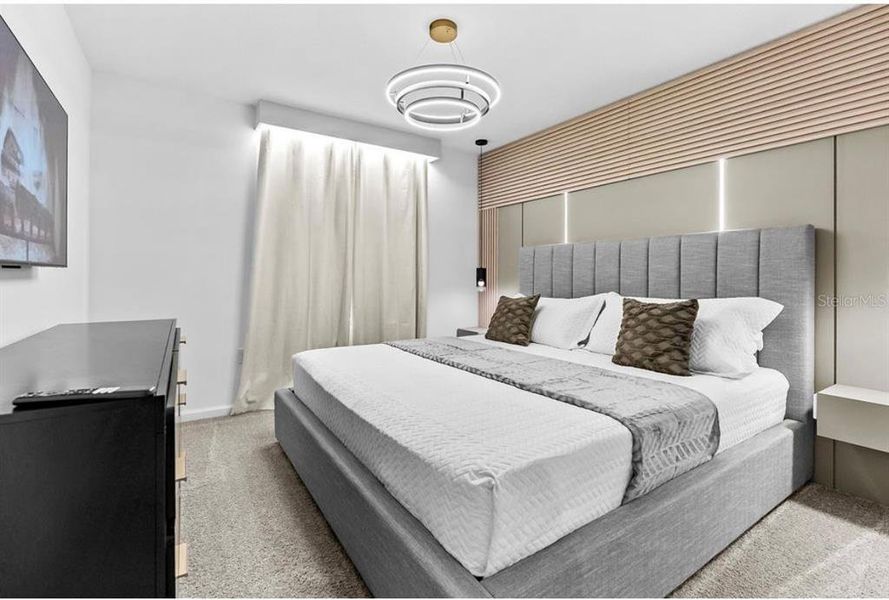 Furnished interior view inside a new home in Solara Resort, Kissimmee (Image 29). Furnished interior view inside a new home in Solara Resort, Kissimmee (Image 29).