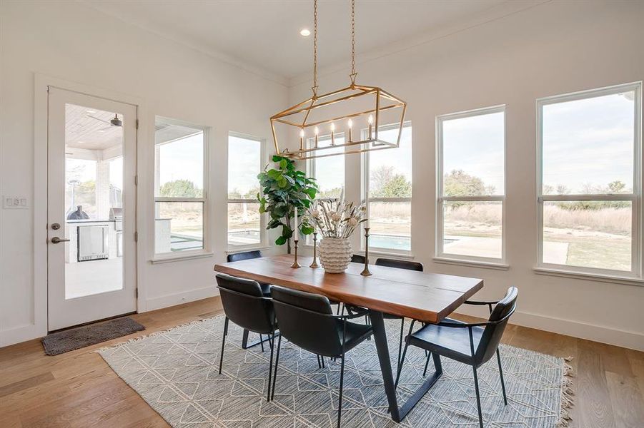 Furnished interior view inside a new home in , Aledo (Image 9).