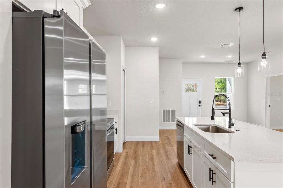 Furnished interior view inside a new home in , Citrus Springs (Image 8). Furnished interior view inside a new home in , Citrus Springs (Image 8).