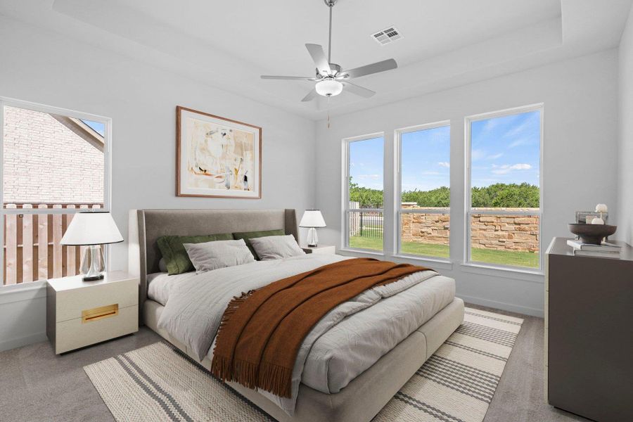Primary Bedroom - Virtually Staged