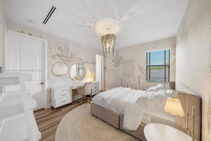 Furnished interior view inside a new home in , Miami (Image 75). Furnished interior view inside a new home in , Miami (Image 75).