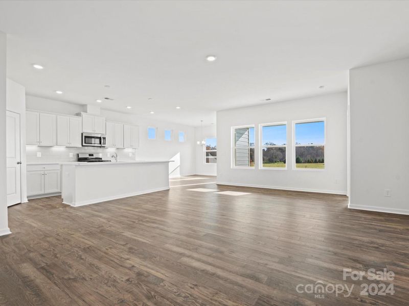 Open concept living area