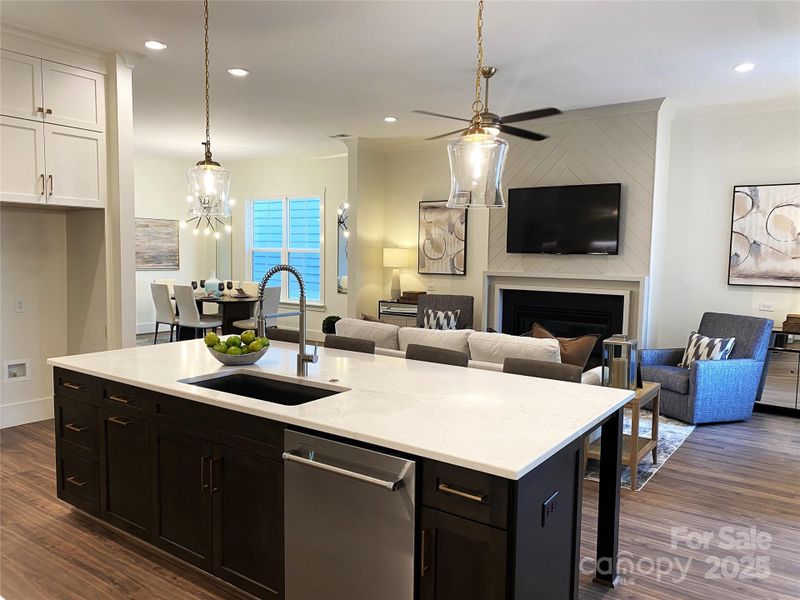 Furnished interior view inside a new home in , Davidson (Image 8). Furnished interior view inside a new home in , Davidson (Image 8).