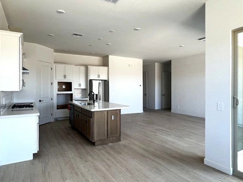 Kitchen and great room
