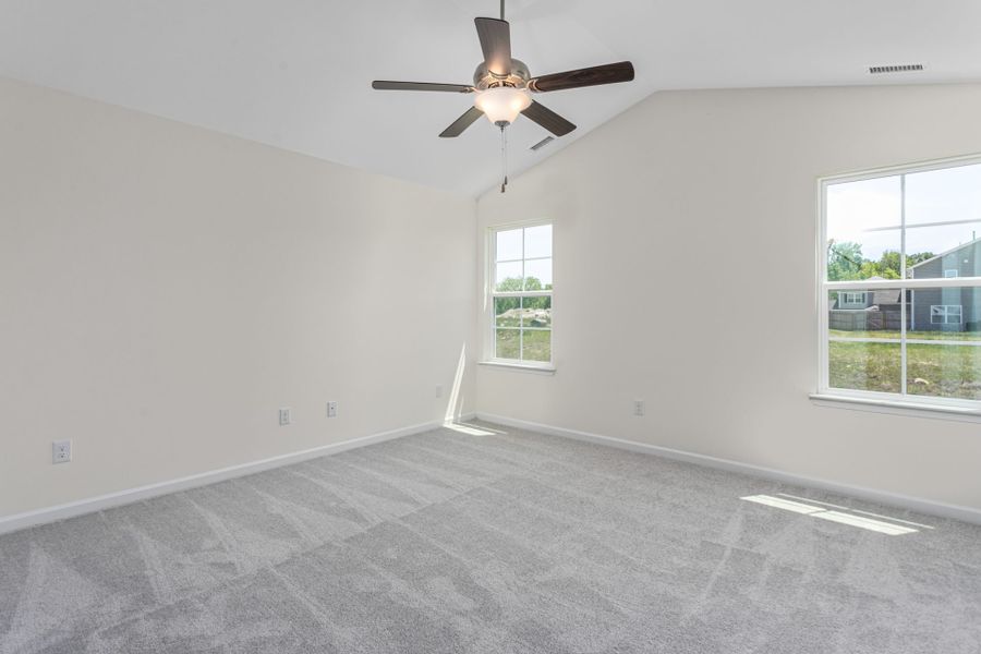 Representative unfurnished interior of a home built from the Dayton by Keystone Homes NC in The Wilcox, Greensboro (Image 48).