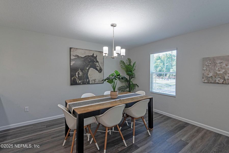 Furnished interior view inside a new home in , Jacksonville (Image 11). Furnished interior view inside a new home in , Jacksonville (Image 11).