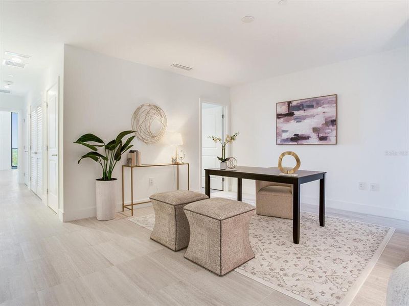 Furnished interior view inside a new home in , Tampa (Image 48).