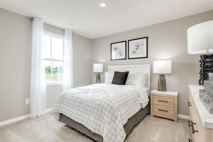 Furnished interior view inside a new home in The Glen at Hollybrook, Wendell (Image 19).