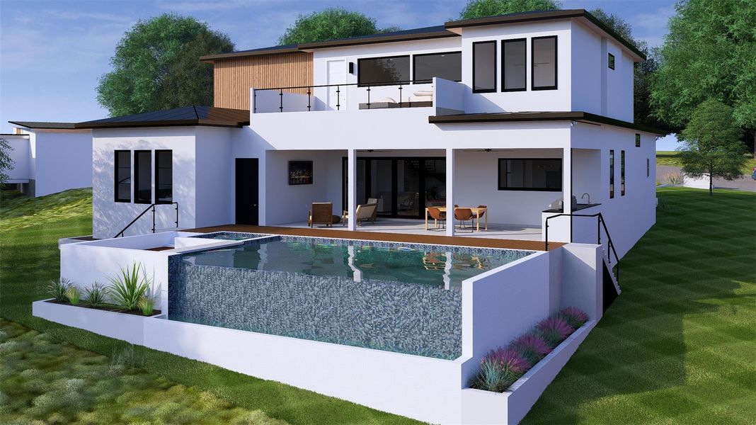 Exterior details and patio area of a home in , Dripping Springs (Image 13).