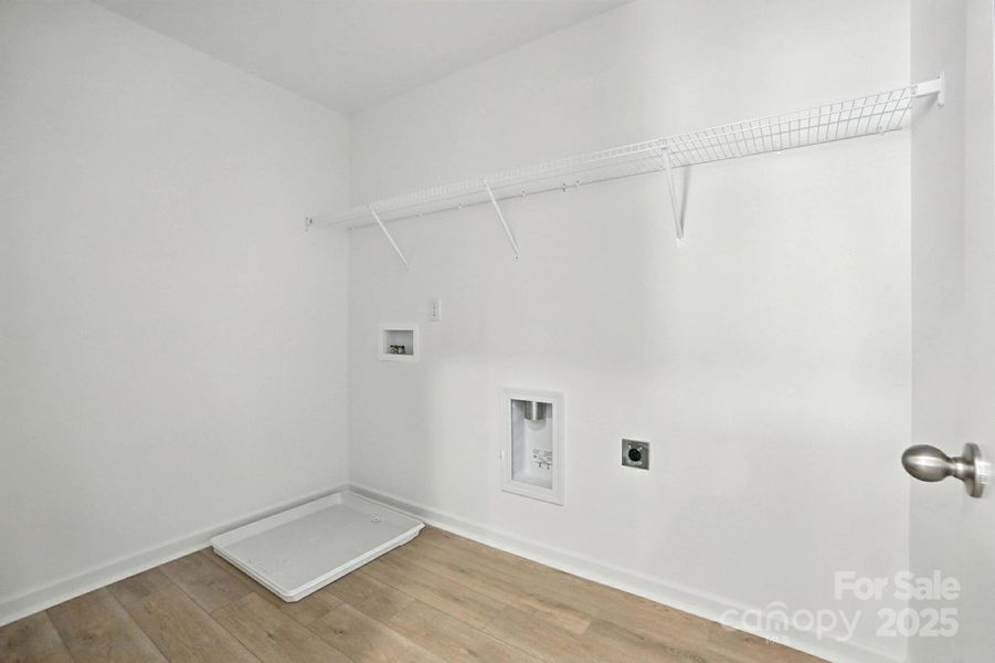 Upstairs laundry room