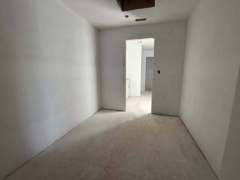 Primary Bedroom Walk-in Closet Construction Progress