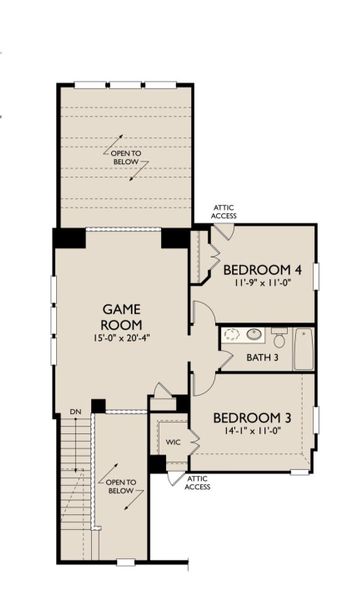 Marigold Floorplan 2nd Floor
