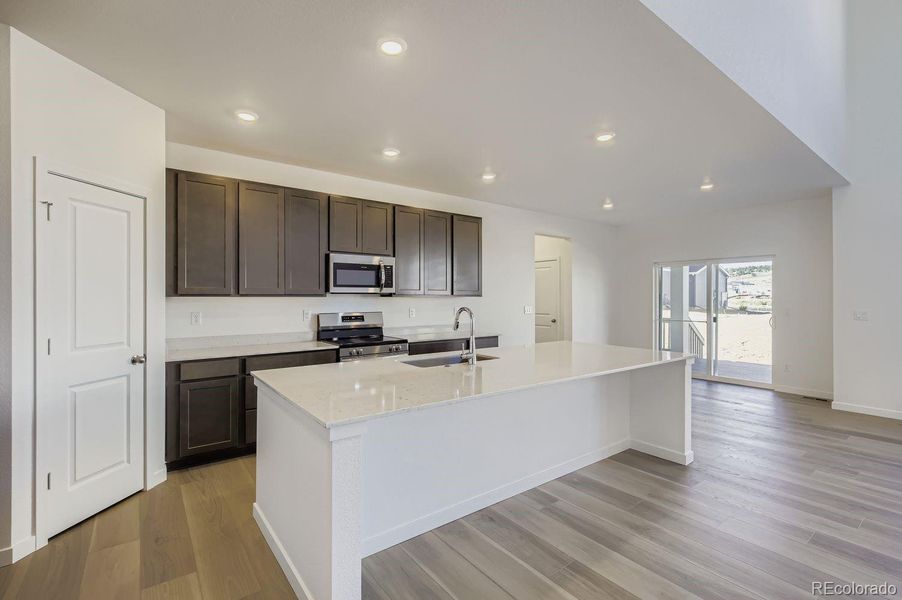 Furnished interior view inside a new home in Riano Ridge: The Monarch Collection, Loveland (Image 5).